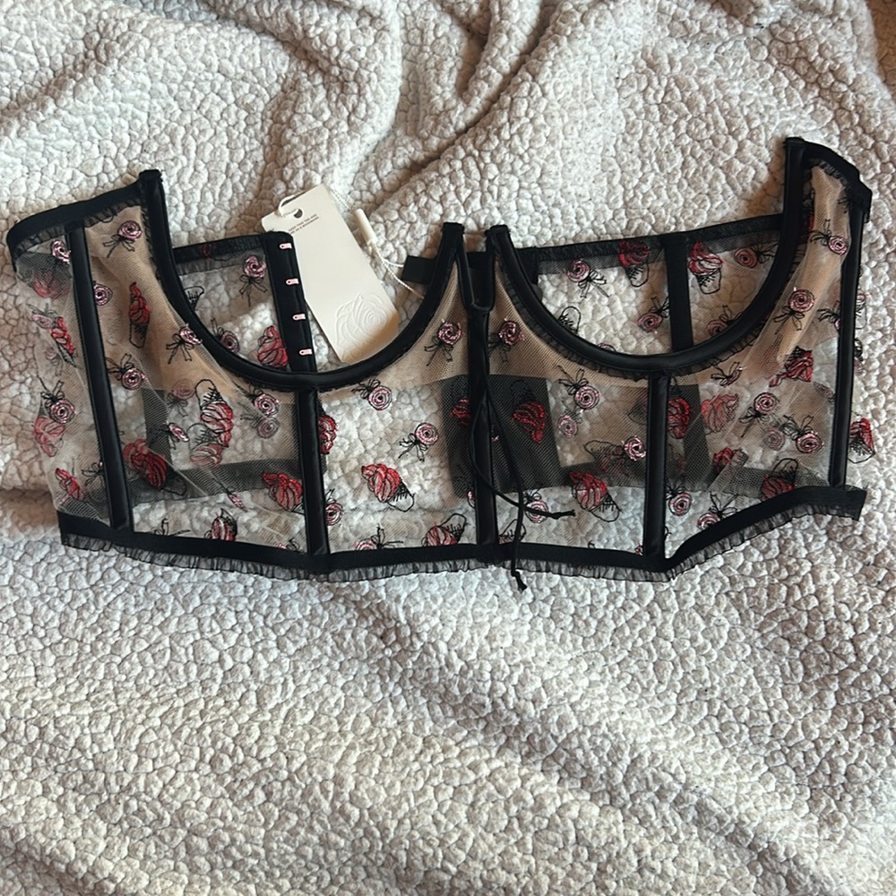 For love & lemons corset top